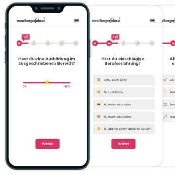 Wir sind die erste regionale Jobbörse mit integriertem Bewerbungsfunnel